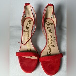 Sam Edelman Arielle Red Heeled Sandals